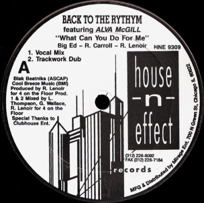 BACK TO THE RYTHYM - What Can You Do For Me