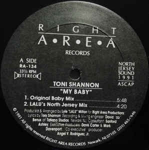 TONI SHANNON - My Baby