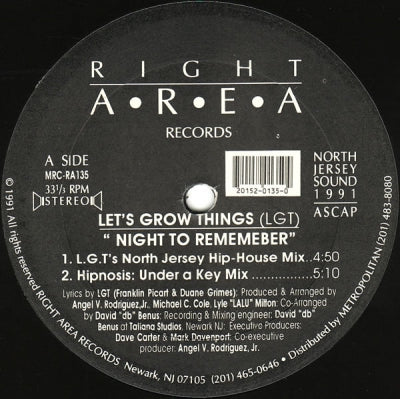 LET'S GROW THINGS - Night To Remeber