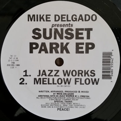 MIKE DELGADO - Sunset Park EP