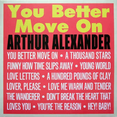 ARTHUR ALEXANDER - You Better Move On