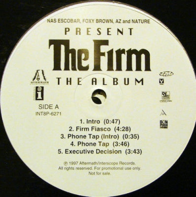 THE FIRM (NAS ESCOBAR, FOXY BROWN, AZ & NATURE) - The Album