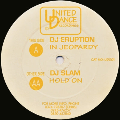 DJ ERUPTION / DJ SLAM - In Jeopardy / Hold On