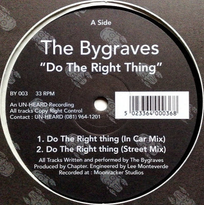 THE BYGRAVES - Do The Right Thing