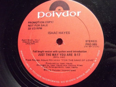 ISAAC HAYES - Just The Way You Are