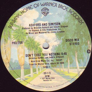 ASHFORD AND SIMPSON  - Don't Cost You Nothing