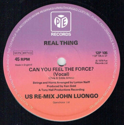 REAL THING - Can You Feel The Force