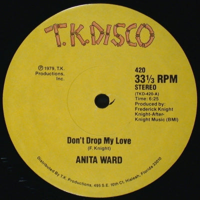 ANITA WARD - Don't Drop My Love