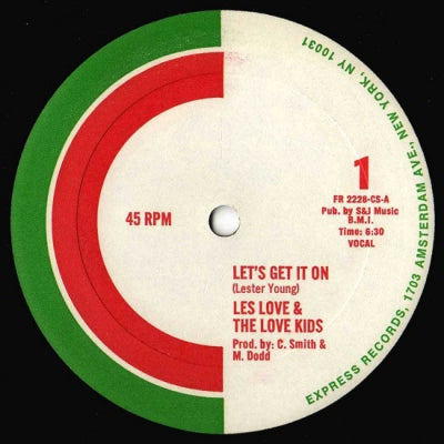 LES LOVE & THE LOVE KIDS - Let's Get It On