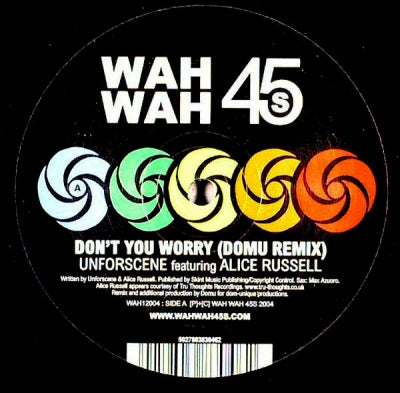 UNFORSCENE FEATURING ALICE RUSSELL - Don't You Worry