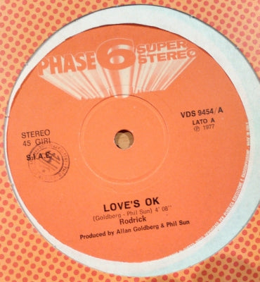 RODERICK - Love's OK