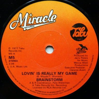 BRAINSTORM - Lovin' Is Really My Game / Stormin'