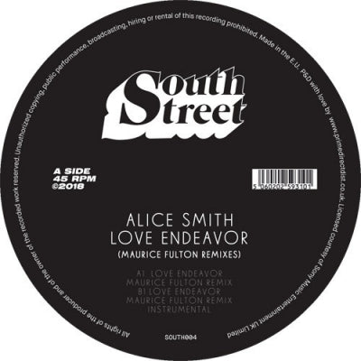 ALICE SMITH - Love Endeavor