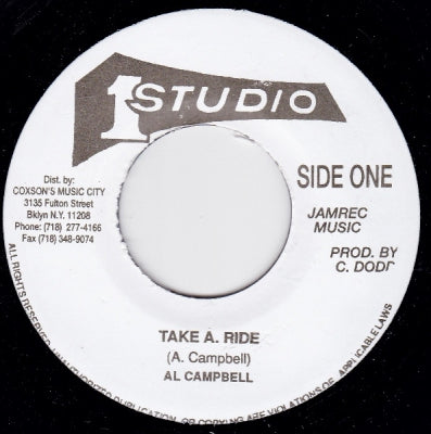 AL CAMPBELL / SOUL DEFENDERS - Take A Ride / Take A. Ride (Ver)