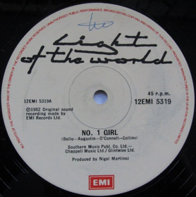 LIGHT OF THE WORLD - No. 1 Girl