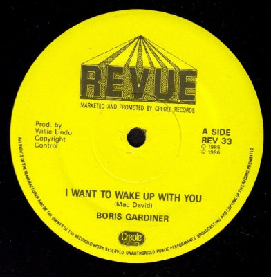 BORIS GARDNER - I Want To Wake Up With You / Version