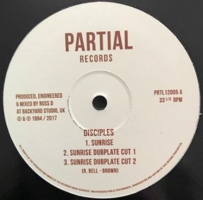 THE DISCIPLES - Sunrise / Downbeat Rock
