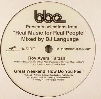 VARIOUS ARTISTS - Real Music For Real People (Mixed By DJ Language).