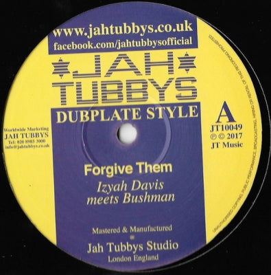IZYAH DAVIS MEETS BUSHMAN / ASHANTI SELAH MEETS BUSHMAN - Forgive Them / Horns From The Hills