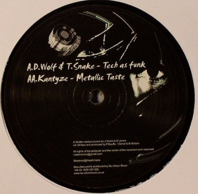 D. WOLF & T. SNAKE / KANTYZE - Tech as Funk / Metallic Taste