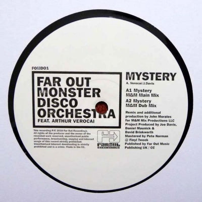 FAR OUT MONSTER DISCO ORCHESTRA FEAT. ARTHUR VEROCAI  - Mystery
