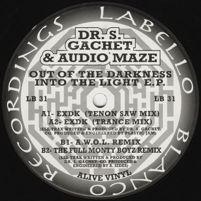DR. S. GACHET & AUDIO MAZE - Out Of The Darkness Into The Light E.P.