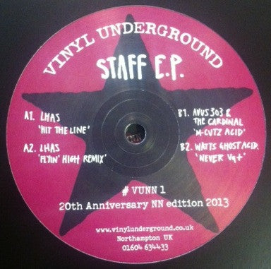 LHAS / AVUS 303* & THE CARDINAL / WATTS GHOST ACID - Staff EP