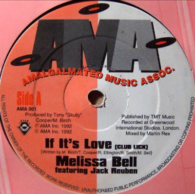MELISSA BELL - If It's Love