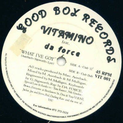 VITAMINO FEAT. DA FORCE - What I've Got