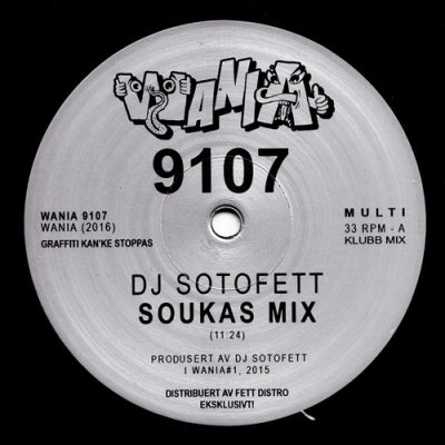 DJ SOTOFETT / VERA DVALE - Soukas Mix / Dybden