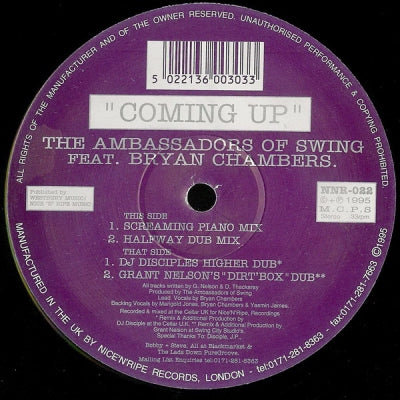 AMBASSADORS OF SWING FEAT. BRYAN CHAMBERS - Coming Up