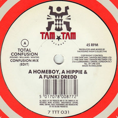 A HOMEBOY, A HIPPIE & A FUNKI DREDD - Total Confusion