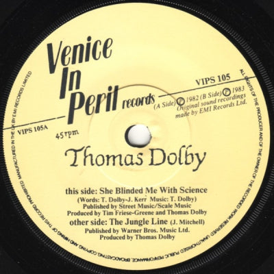 THOMAS DOLBY - She Blinded Me With Science