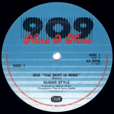SUGAR STYLE - 909 - The Beat Is Mine