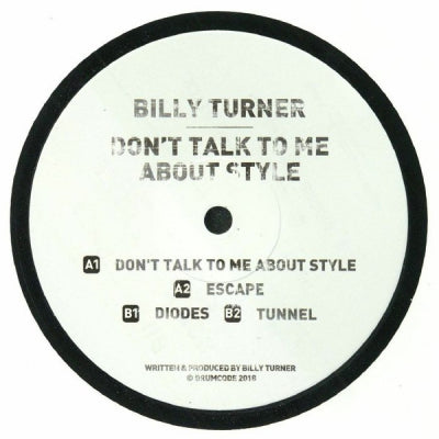 BILLY TURNER - Don't Talk To Me About Style