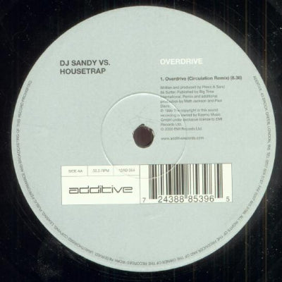 DJ SANDY VS HOUSETRAP - Overdrive