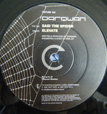DARQWAN - Said The Spider / Elevate