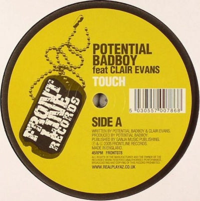 POTENTIAL BADBOY - Touch Me / Music So Loud