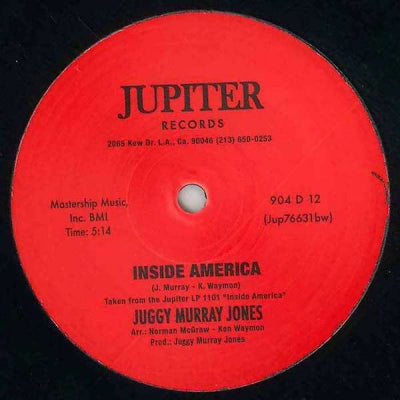 JUGGY MURRAY JONES - Inside America / Disco Extraordinaire