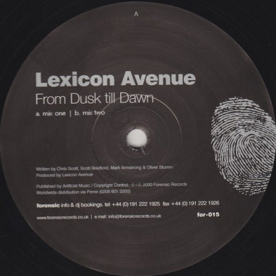 LEXICON AVENUE - From Dusk Till Dawn