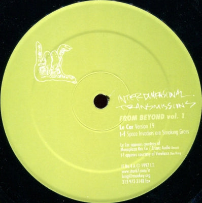 VARIOUS (LE CAR / I-F / DJ GODFATHER / MIKE PARADINAS) - From Beyond Volume 1
