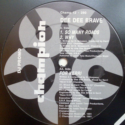 DEE DEE BRAVE - So Many Roads