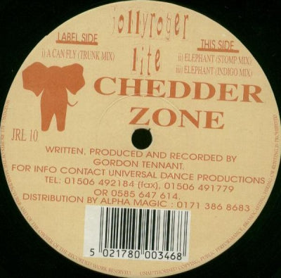 CHEDDER ZONE - A Can Fly / Elephant