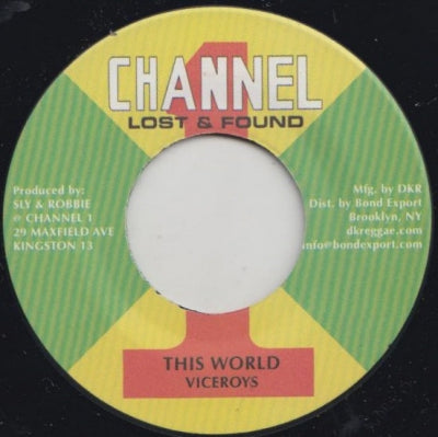 THE VICEROYS - This World / Dub