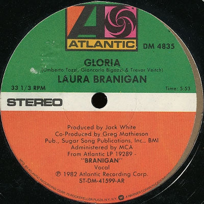 LAURA BRANIGAN - Gloria