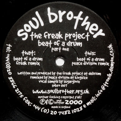 THE FREAK PROJECT - Beat Of A Drum (Part One)