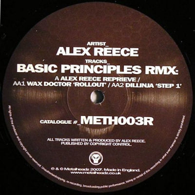 ALEX REECE - Basic Principles (Remixes)