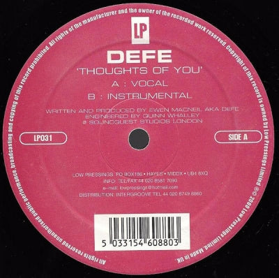 DEFE - Thoughts Of You