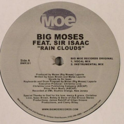 BIG MOSES FEATURING SIR ISAAC - Rain Clouds