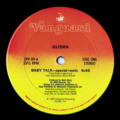 ALISHA - Baby Talk